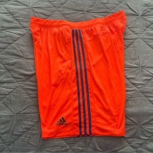 Adidas Mens 3 Stripe Shorts 2XL Orange